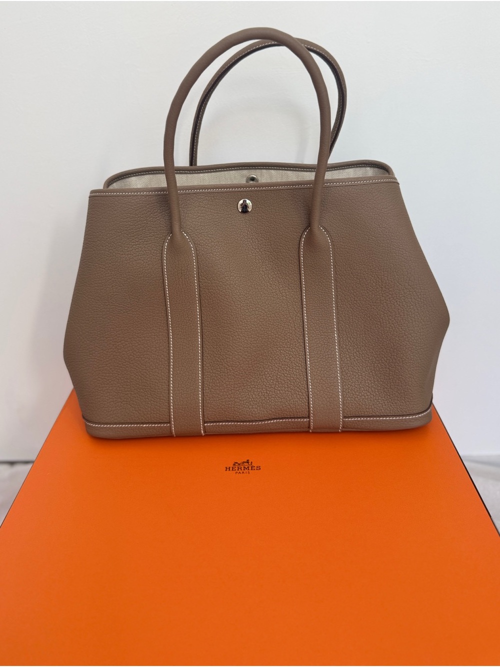 Hermes Garden Party 30 with bag and box